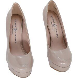 Chinese Laundry Nude Patent Heels